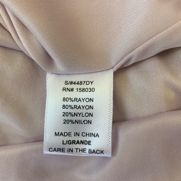 SOLD Daisy Shoppe San Clemente Lilac Lace Tie-Back Ruffle Dress size med Large - Picture 13 of 15